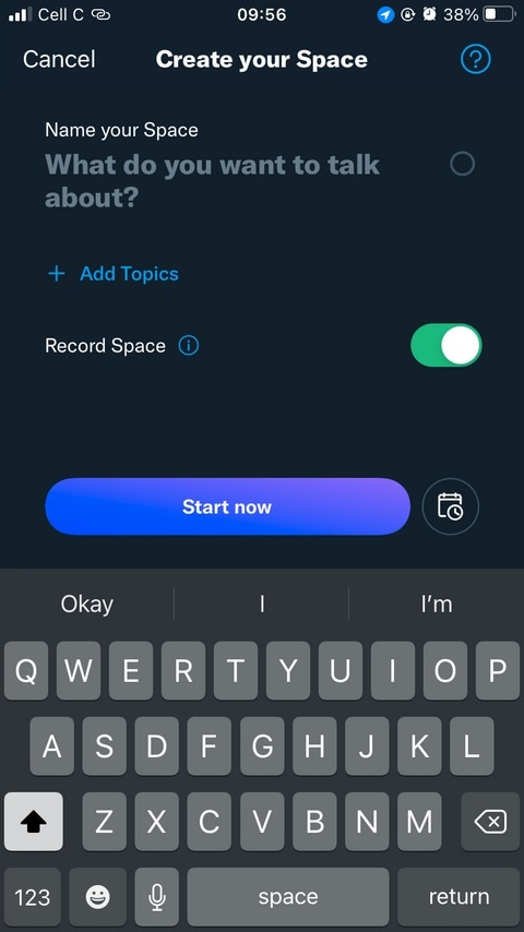 record twitter spaces 1