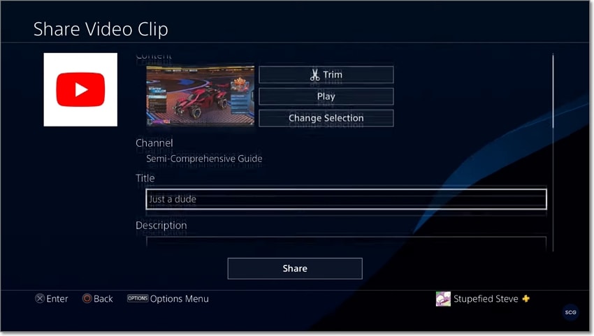 how to record gameplay on ps4 share footage