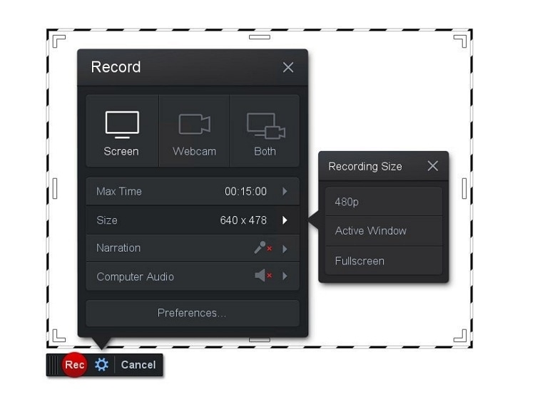 screencast-o-matic Bildschirmrecorder