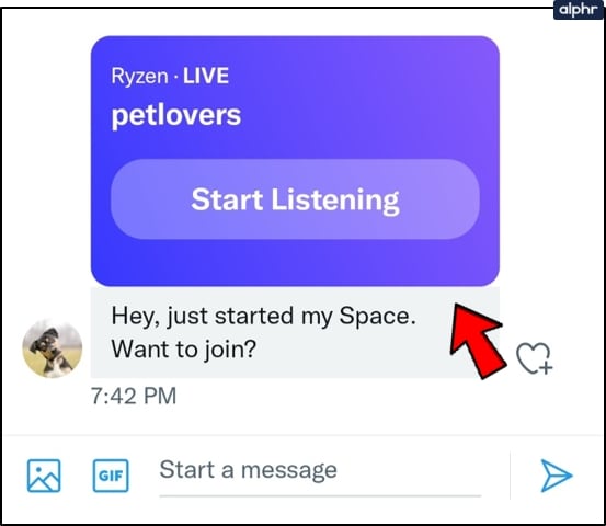 join spaces on twitter 3