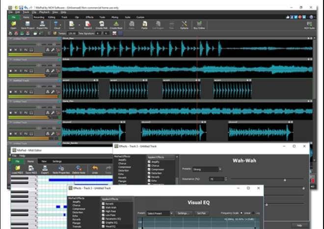 MixPad Multitrack Studio Recording
