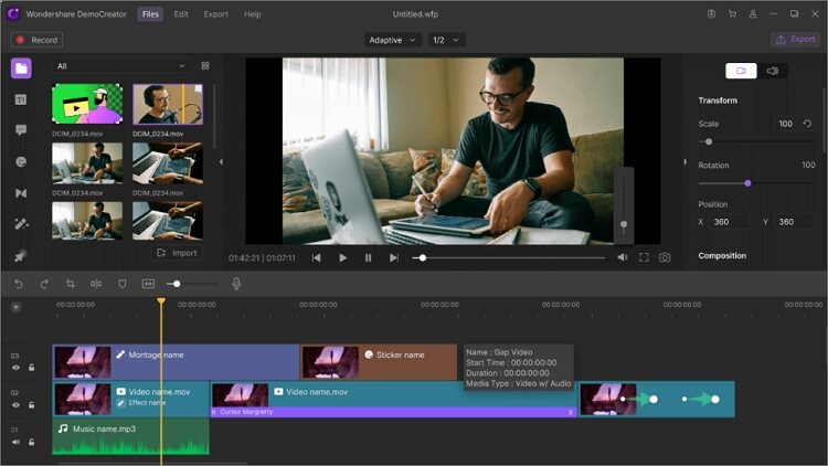 Screen and Video Recording Apps - Wondershare DemoCreator