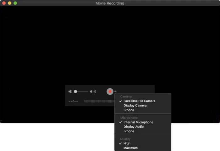 how to record video on mac with webcam