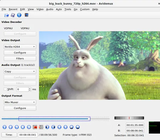 avidemux video editor