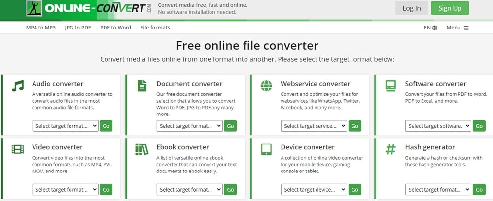 webservice converter