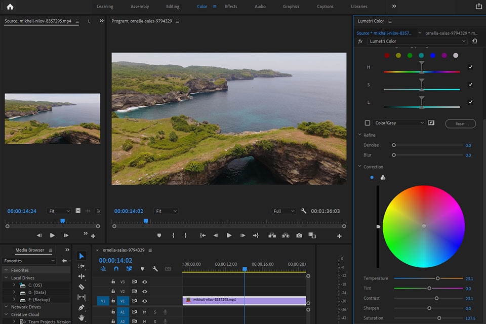 Adobe Premiere Pro-main-interface