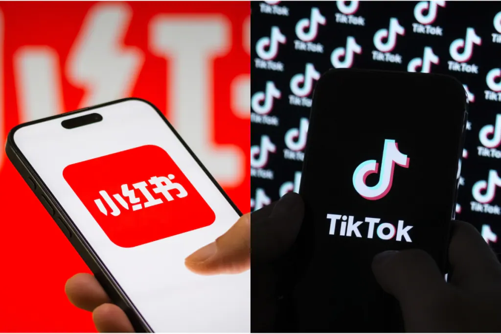 tiktok users switch to rednote