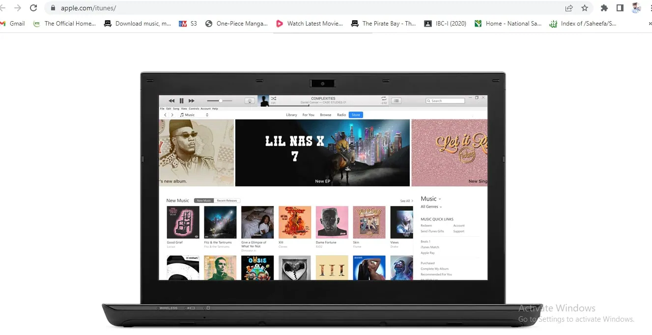 iTunes Interface