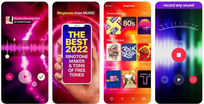 ringtones for iphone interface