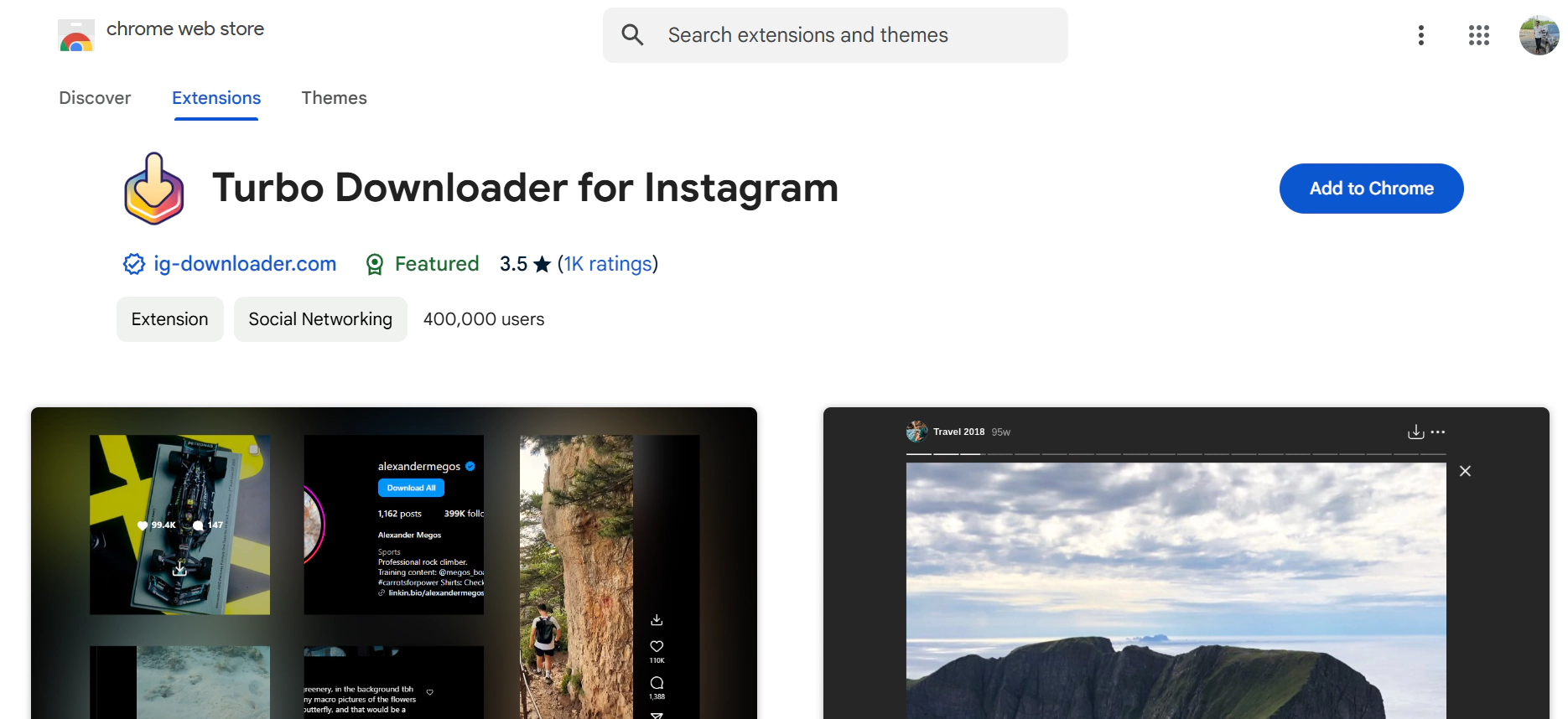 turbo downloader for instagram homepage