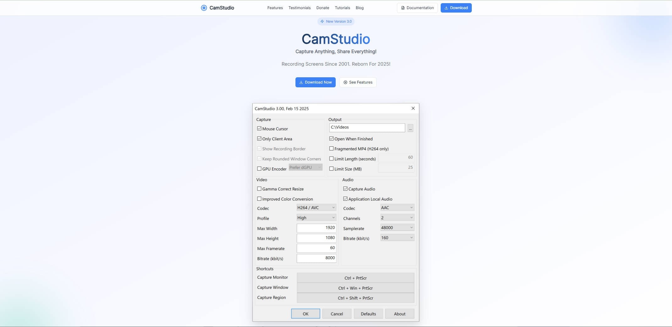 camstudio homepage