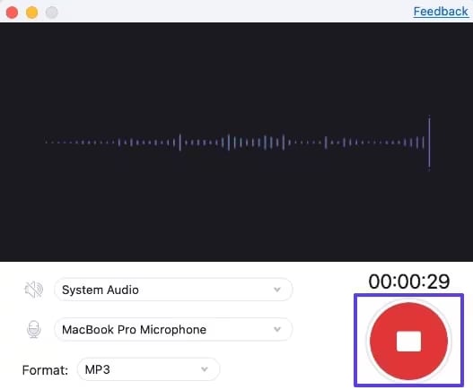 Commence and End Audio Recording
