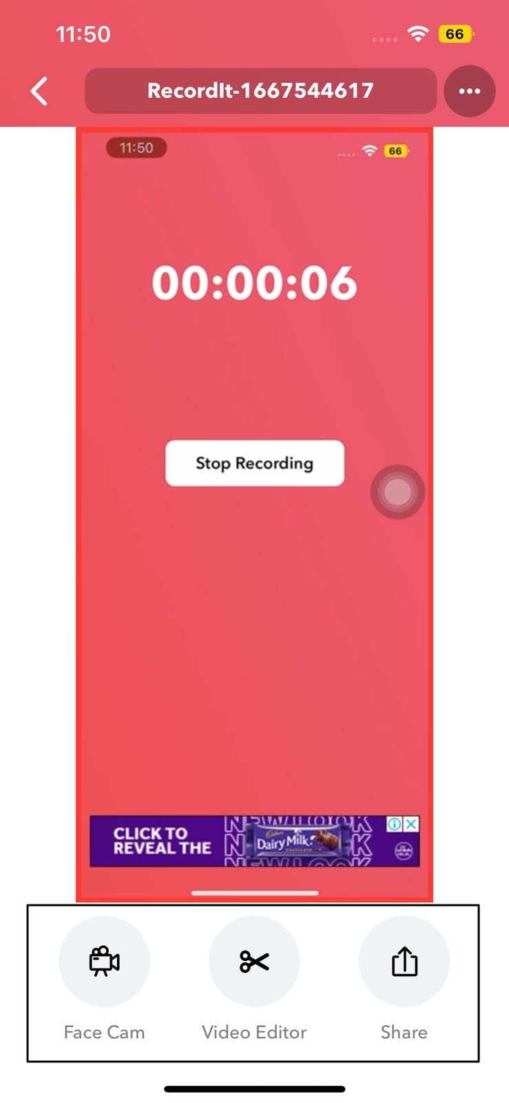 access your recording