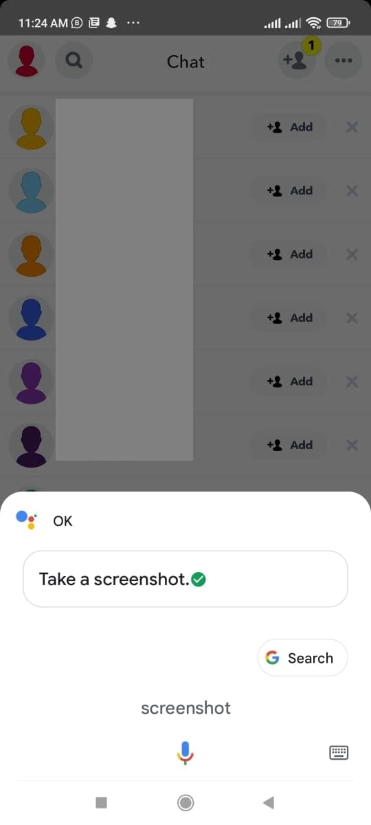 give screenshot command