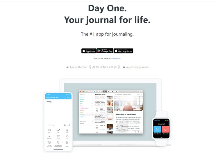 day one journal website