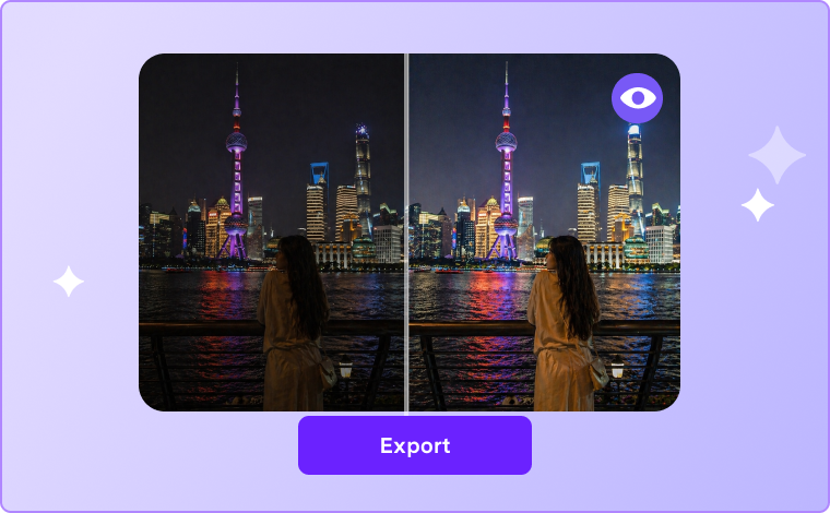 Reviewing a brightened video preview before export in UniConverter