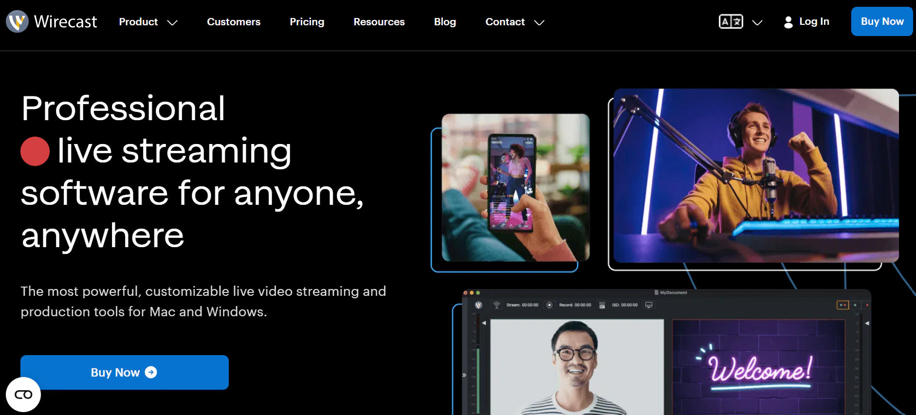 wirecast homepage