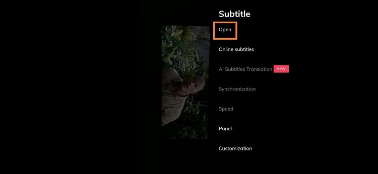 Add Subtitles in MX Player