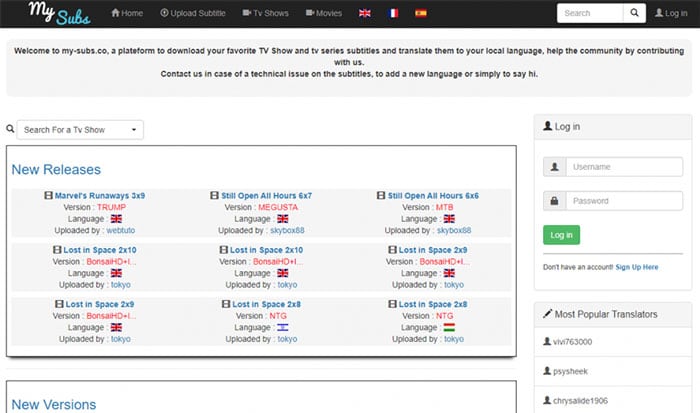 subtitles free download-My-Subs