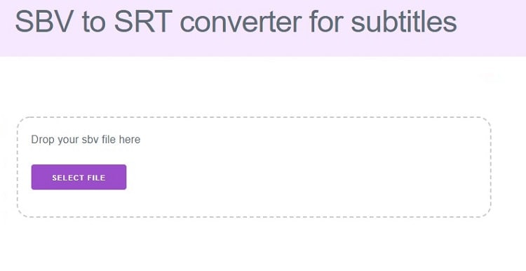Конвертер SBV в SRT для субтитров