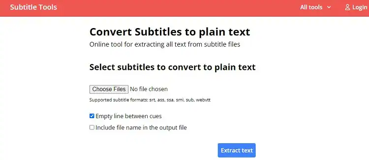 SubtitleTools