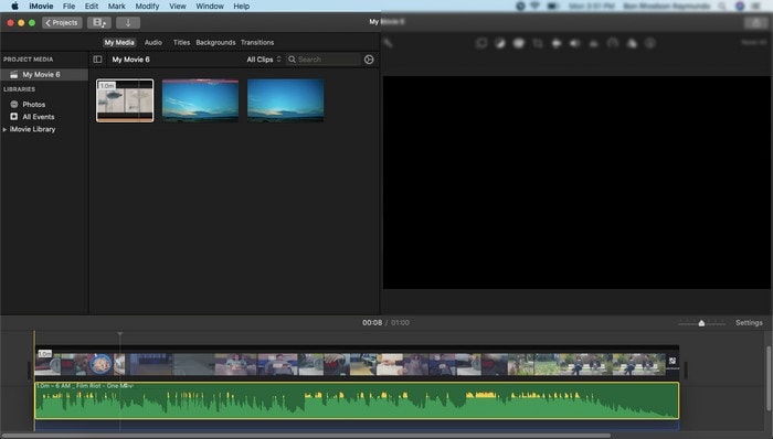 add the removed audio file again to the timeline, and sync it with the video