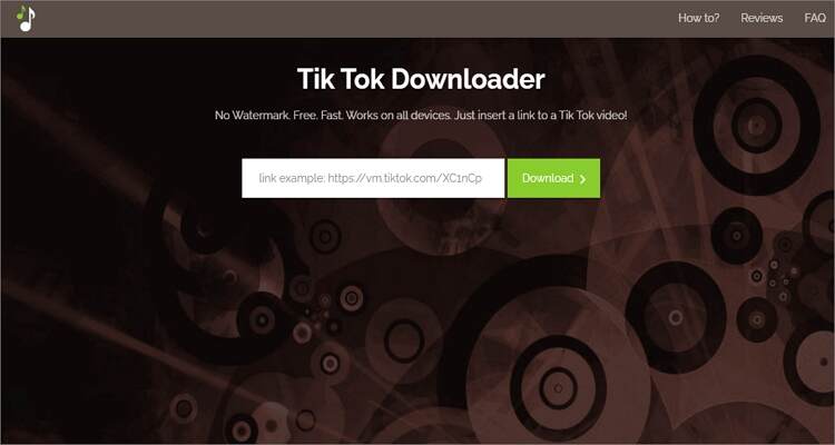 Get TikTok Video Online Without Watermark - TikTokDownload
