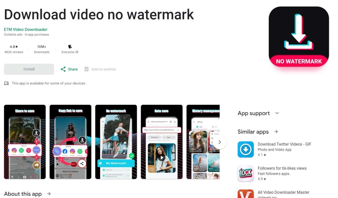 Download Video No Watermark