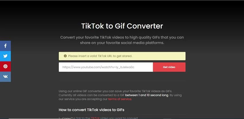 tiktok zu gif Converter ttdownloader