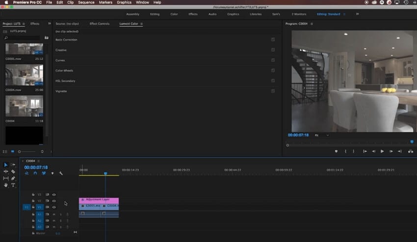 trim video in mac with premiere pro