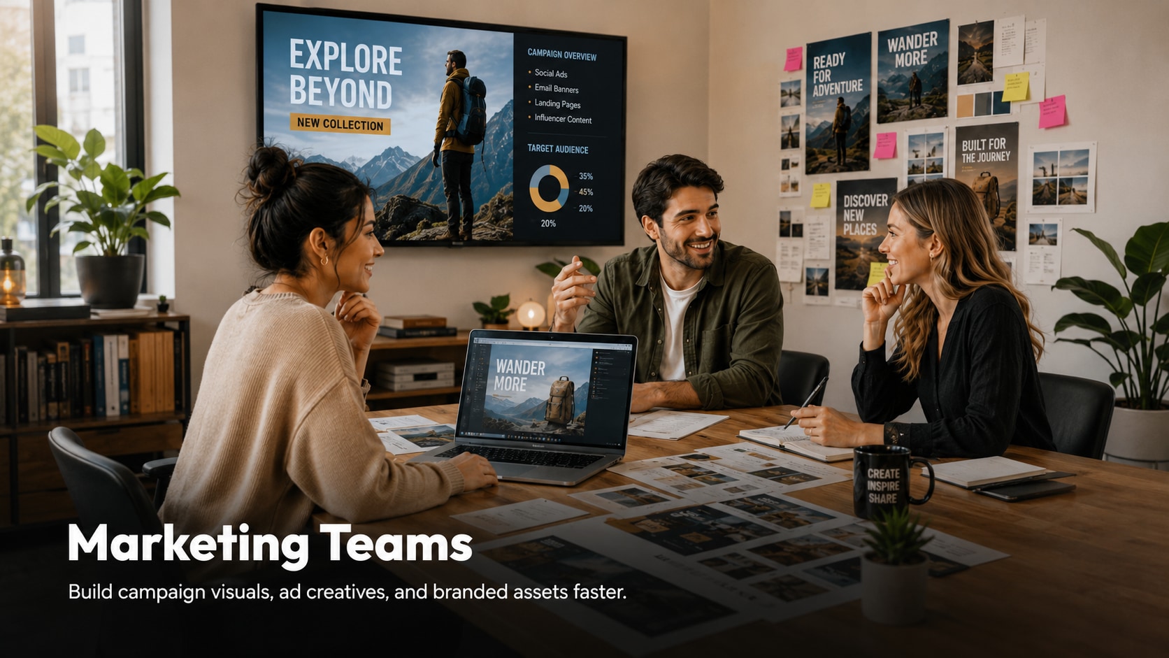 Marketing teams use case placeholder