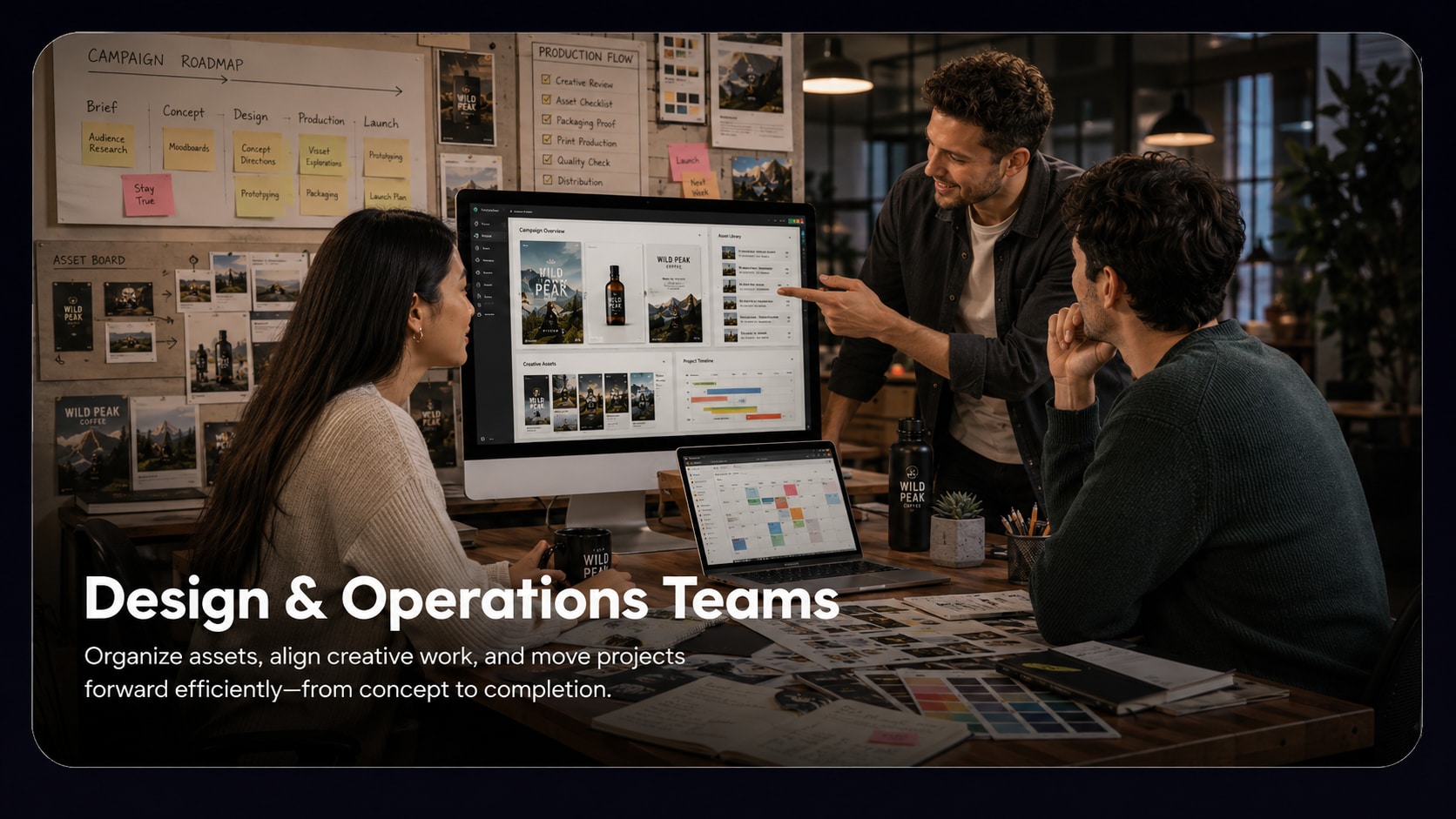 Design and operations teams use case placeholder