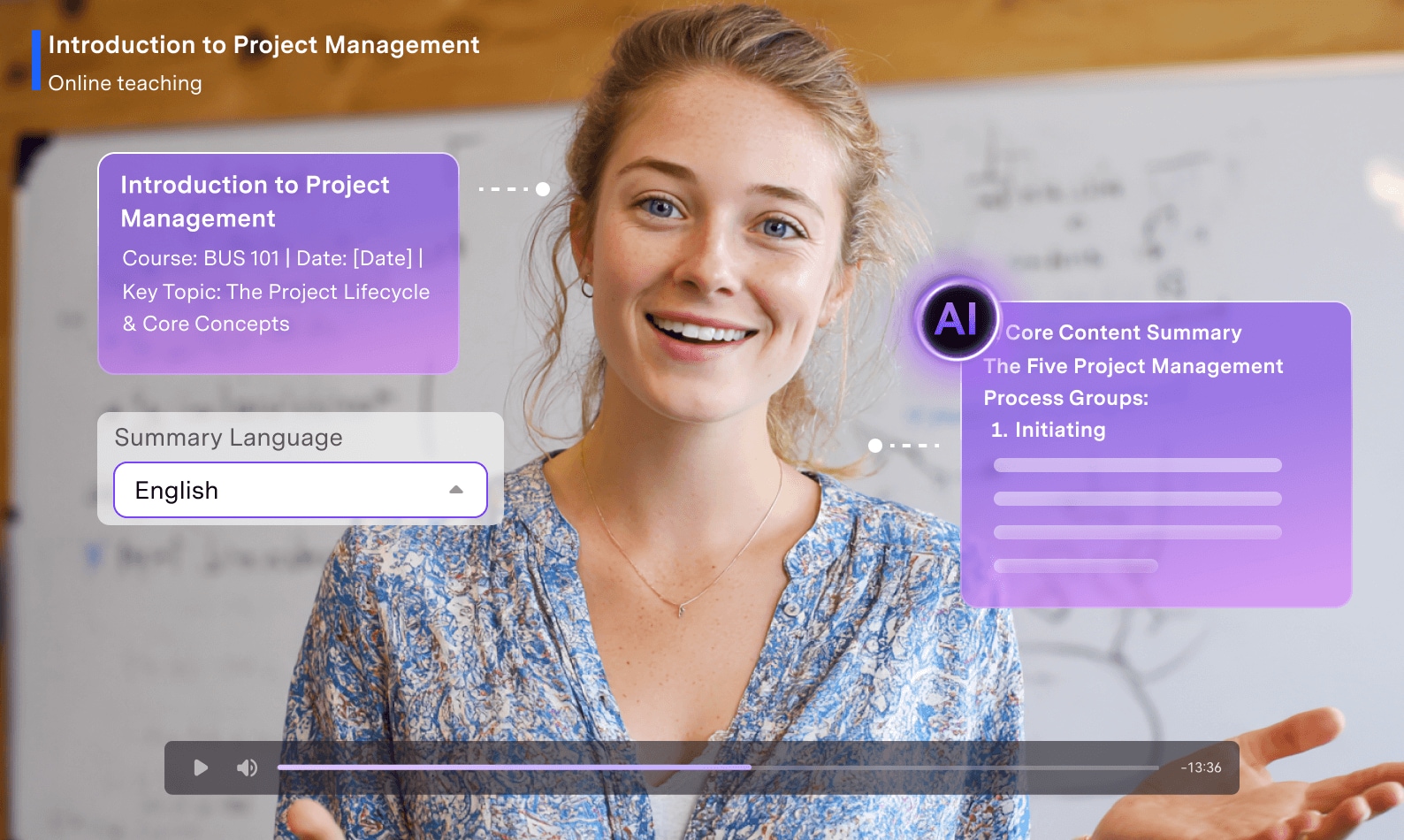 Vorlesungszusammenfassung mit KI erstellen