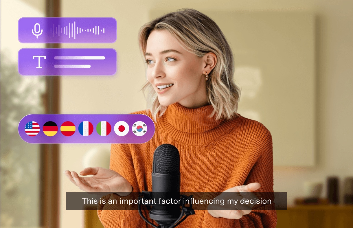 Intelligente Audioerkennung für automatische Untertitel