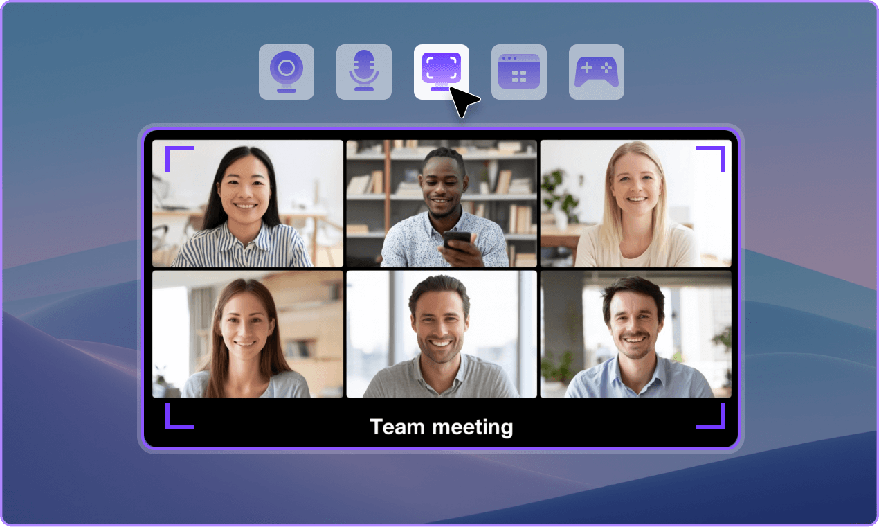 configure recording settings