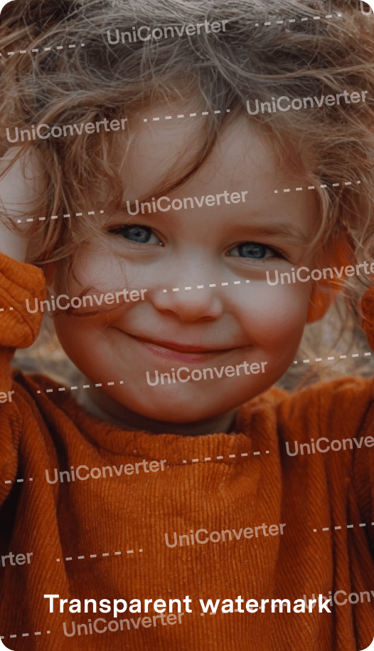 Transparent watermark