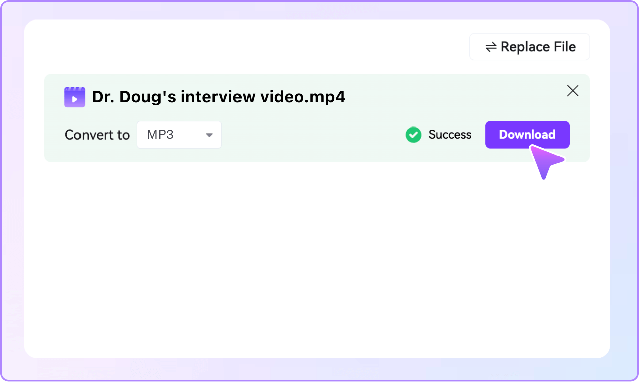 convert video to audio