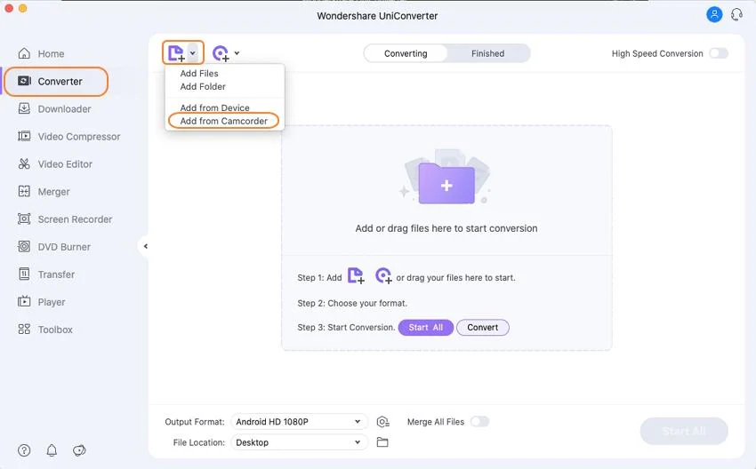 Add JVC Everio Series Cam Videos to the converter