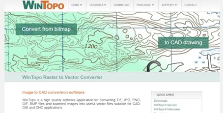 screen view of wintopo