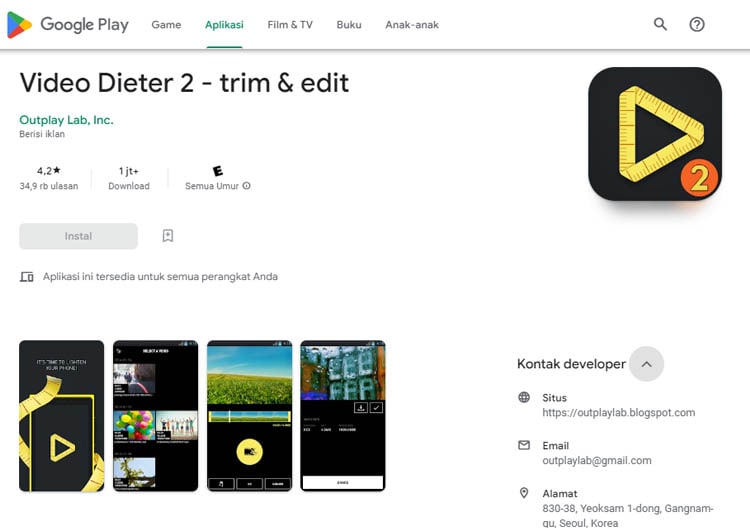 video dieter 2 im Google Play Store