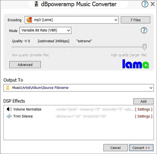 dBpoweramp Conversor de Música