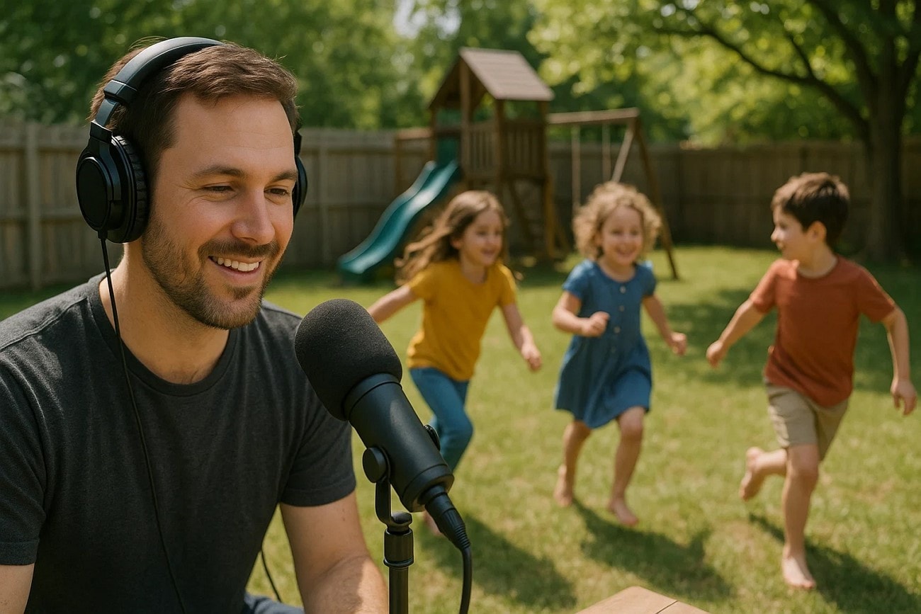 recording sound with background noise