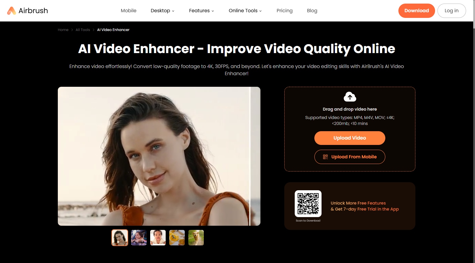 tensorpix video enhancer online