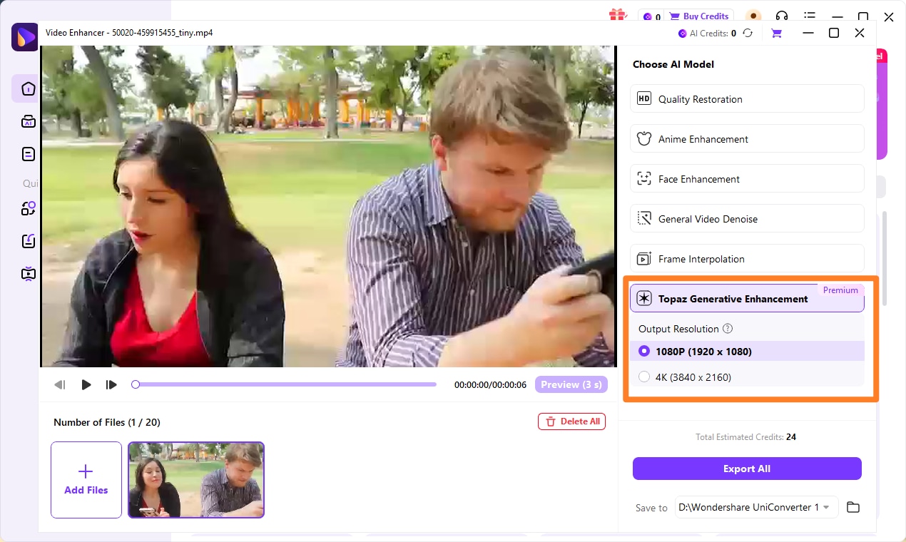 proceed with general denoise model