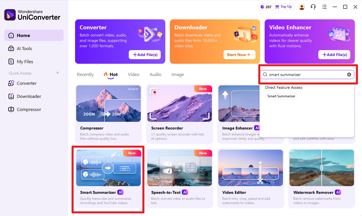 wondershare uniconverter speech to text