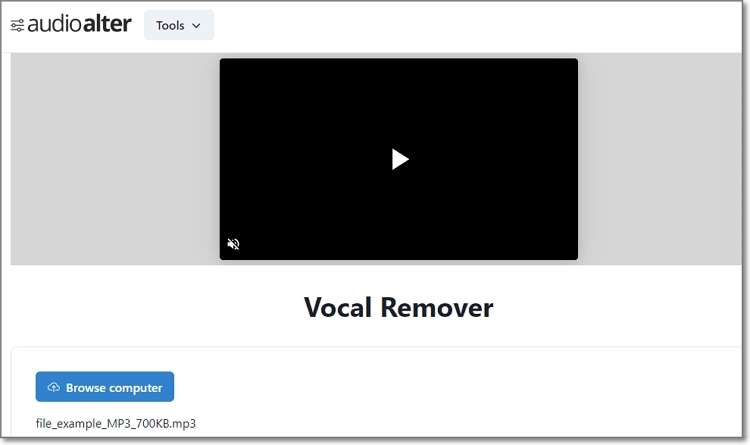 Vocal Remover from AudioAlter