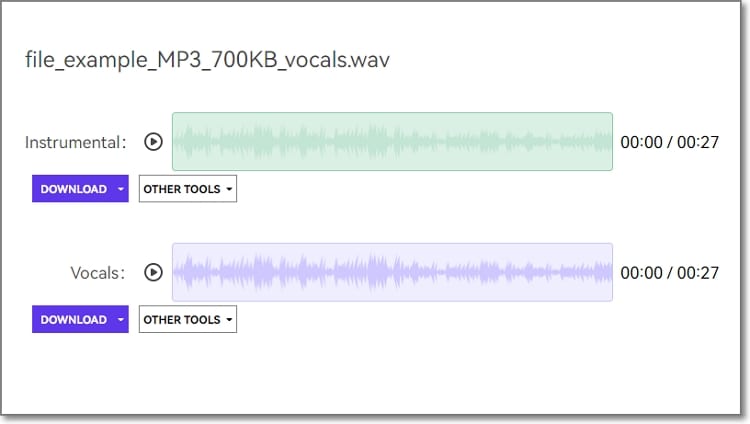 instrumental remover online