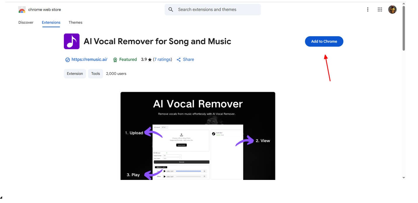 Al vocal remover