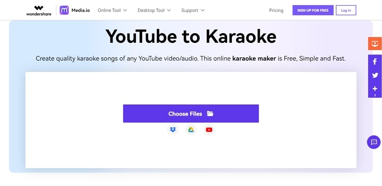 Convertitore da mp4 a karaoke online gratuito