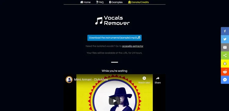 online uniconverter vocal remover